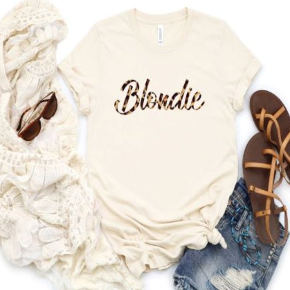 Leopard Blondie Tee Shirt
